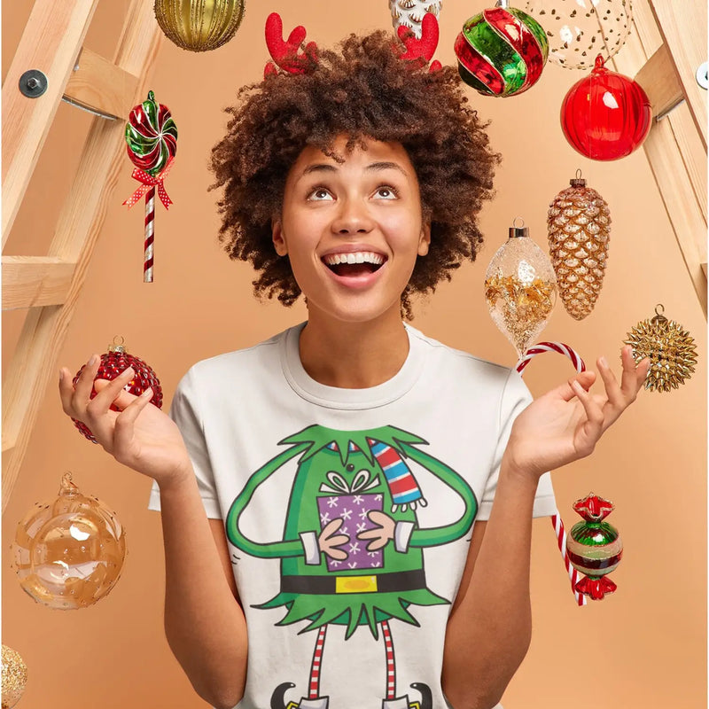 Elf Fancy Dress Women’s Christmas T-Shirt - Womens T-Shirt