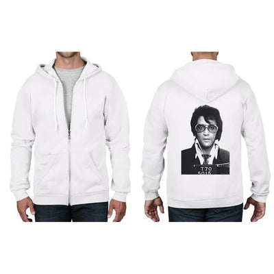 Elvis Presley Mugshot Full Zip Hoodie