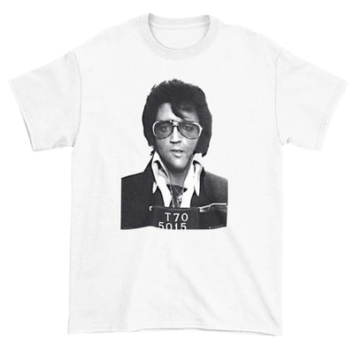 Elvis Presley Mugshot Men's T-Shirt M