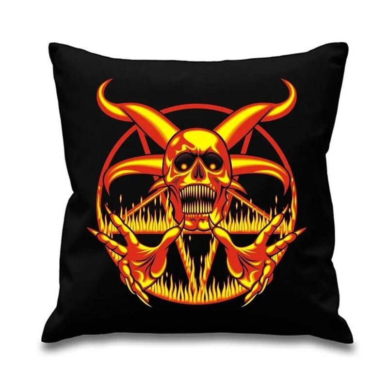 Fire Pentagram Scatter Cushion