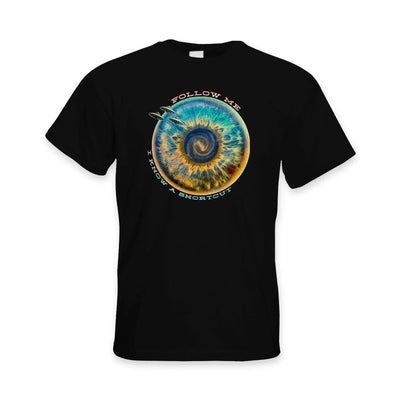 Follow Me I Know A Shortcut Hipster Men's T-Shirt XXL