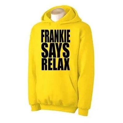 Frankie Says Relax Hoodie L / Yellow