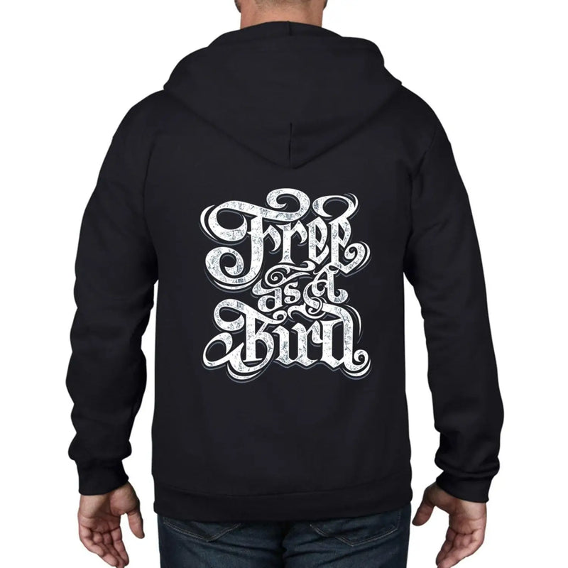 Free As a Bird Full Zip Hoodie M