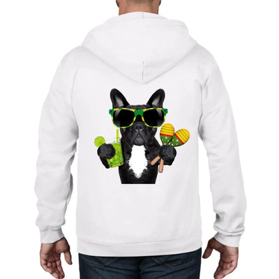 French Bulldog Brazillian Style Full Zip Hoodie XXL