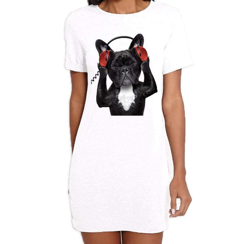 French Bulldog DJ Funny Women&