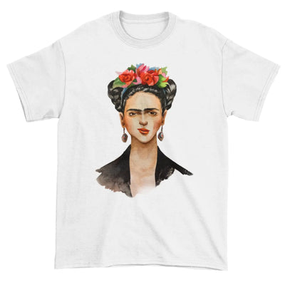 Frida Kahlo Portrait Men’s T-Shirt - XL - Mens T-Shirt