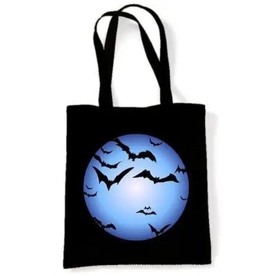 Full Moon & Bats Halloween Shoulder Bag