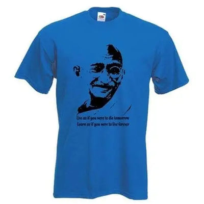Gandhi T-Shirt XXL / Royal Blue