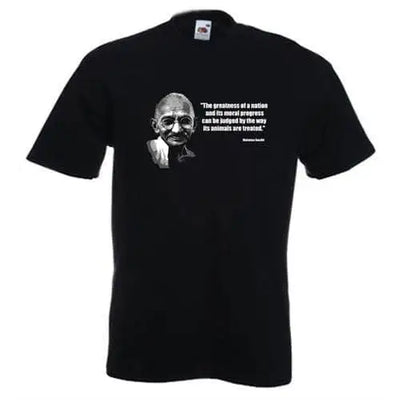 Gandhi Vegetarian Quote T-Shirt