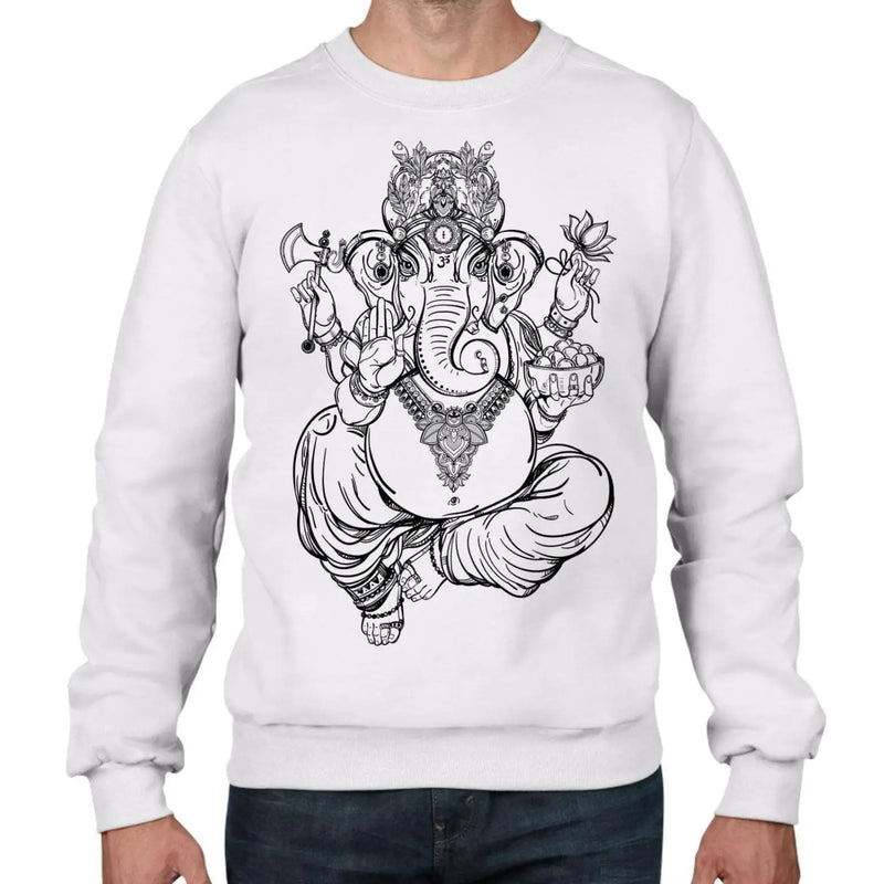 Ganesha Hindu Elephant God Spiritual Large Print Men&