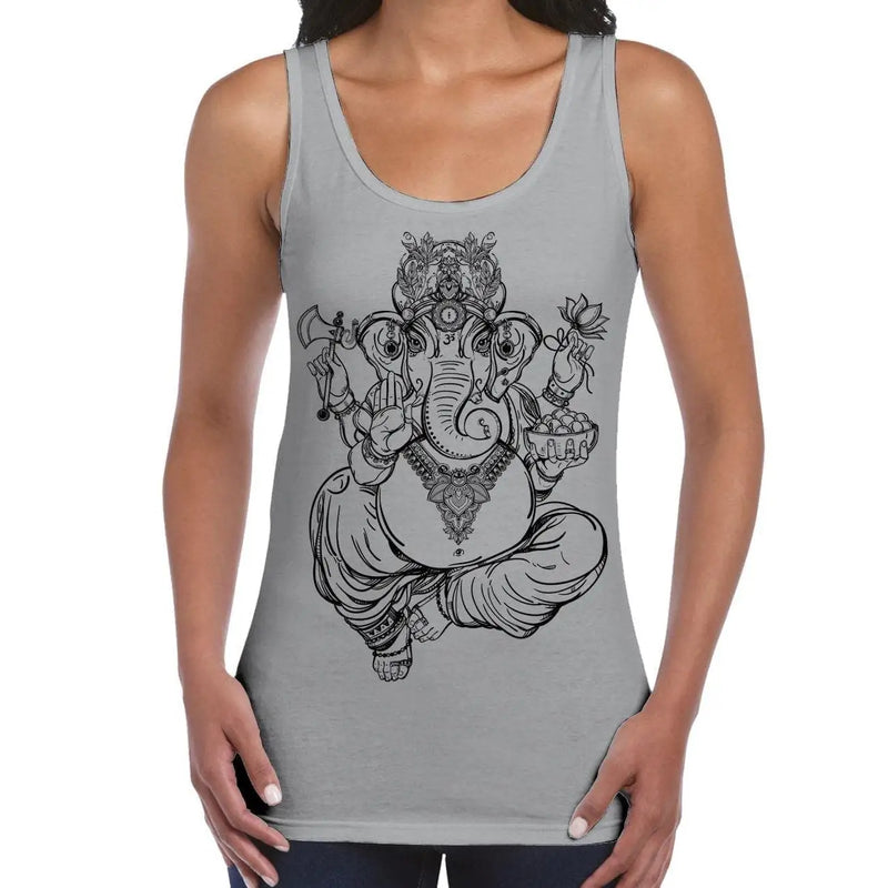 Ganesha Indian Hindu Elephant God Hipster Large Print Women&