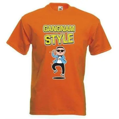 Gangnam Style Men's T-Shirt 3XL / Orange