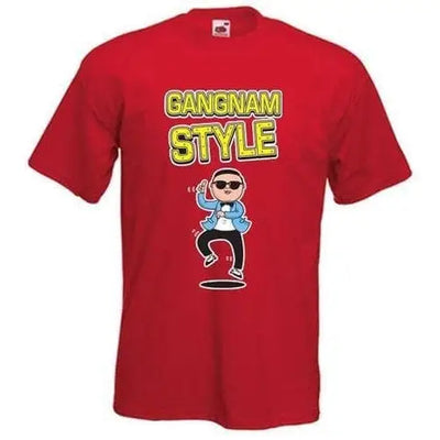 Gangnam Style Men's T-Shirt 3XL / Red