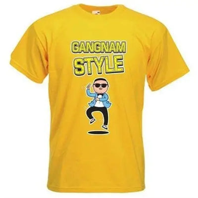 Gangnam Style Men's T-Shirt 3XL / Yellow