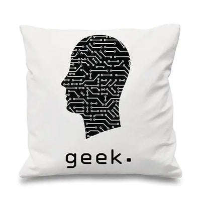 Geek Sofa Cushion White