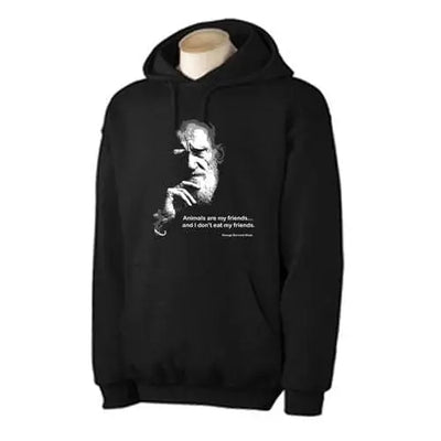 George Bernard Shaw Quote Vegetarian Hoodie