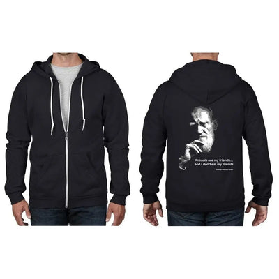 George Bernard Shaw Vegetarian Quote Zip Hoodie