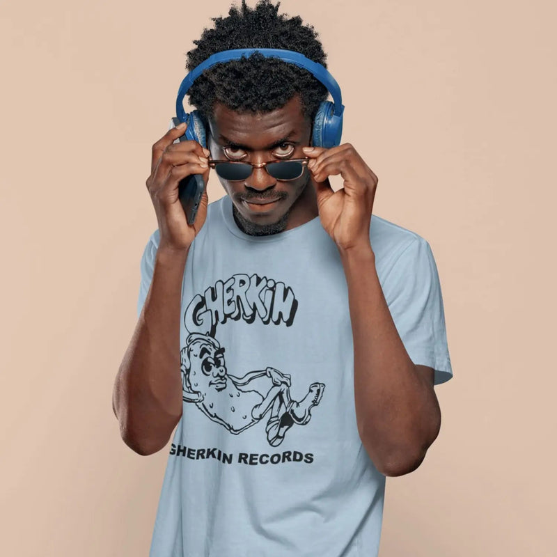 Gherkin Records T-Shirt - Chicago House Mr Fingers Armando Mike Dearborn