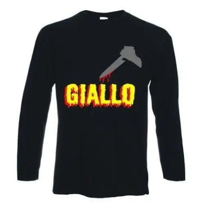 Giallo Italian Horror Film Long Sleeve T-Shirt