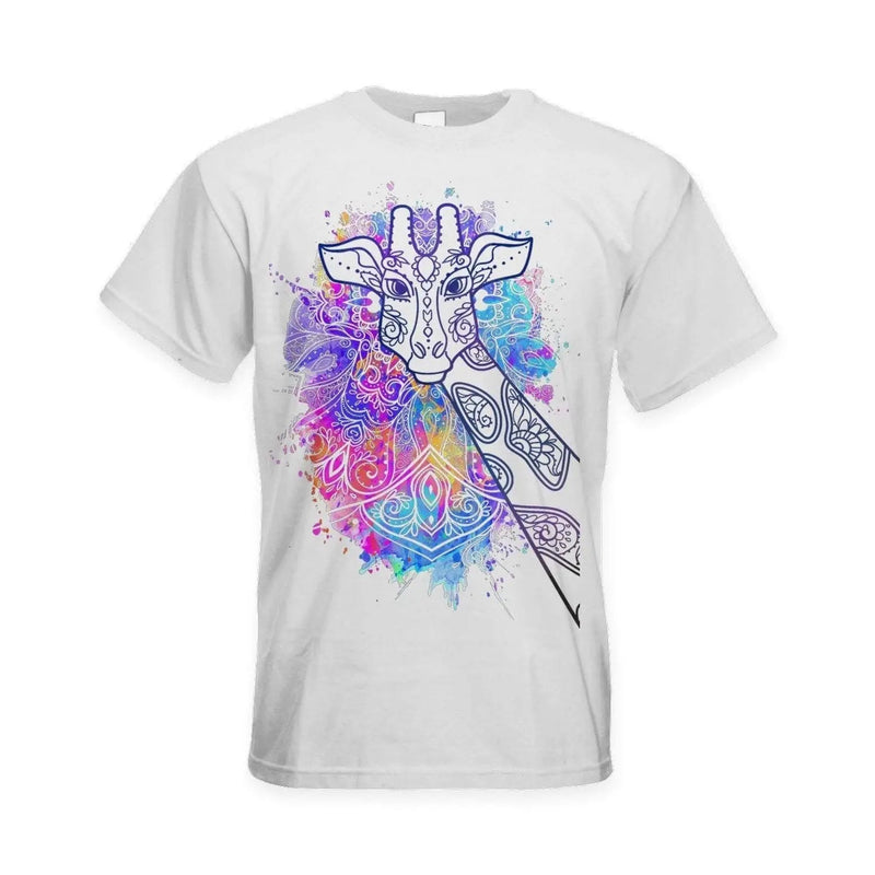 Giraffe Colour Splash Large Print Men&