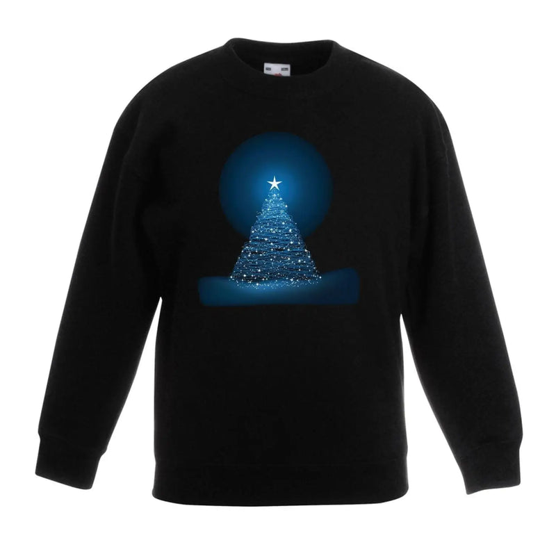 Glowing Christmas Tree Kids Jumper \ Sweater 3-4