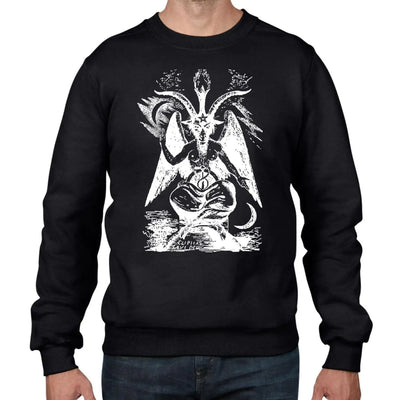 Goat of Mendes Baphomet Pagan Men's Sweatshirt Jumper M / Black