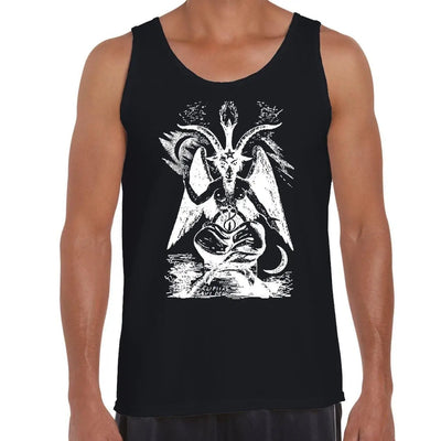 Goat Of Mendes Baphomet Pagan Men's Tank Vest Top M / Black