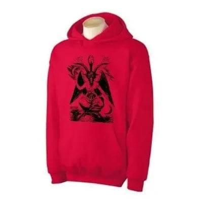 Goat Of Mendes Hoodie M / Red