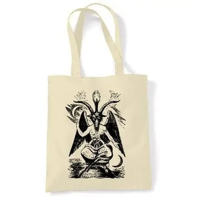 Goat Of Mendes Shoulder Bag Cream