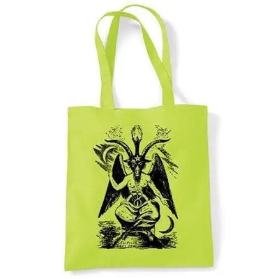 Goat Of Mendes Shoulder Bag Lime Green