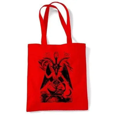 Goat Of Mendes Shoulder Bag Red