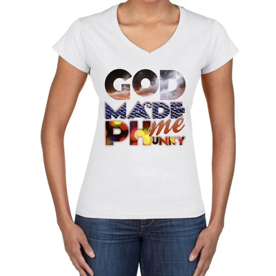 God Made Me Phunky Disco Large Print Men's Vest Tank Top