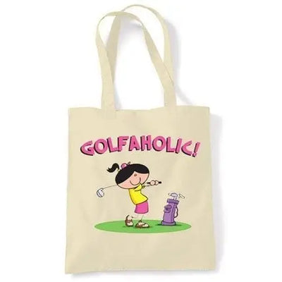 Golfaholic Shoulder Bag Cream
