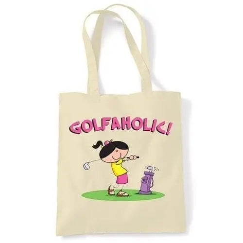 Golfaholic Shoulder Bag Cream
