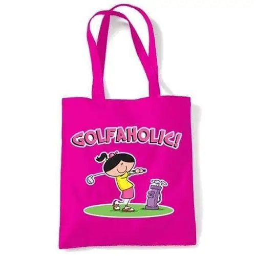 Golfaholic Shoulder Bag Dark Pink