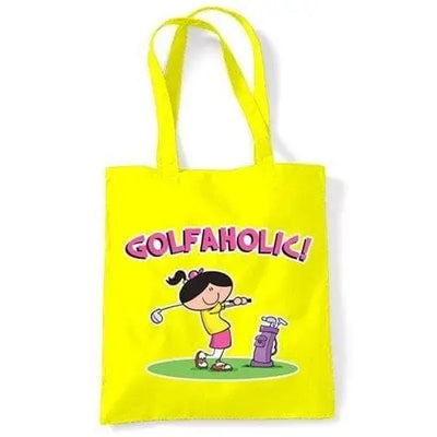 Golfaholic Shoulder Bag Yellow
