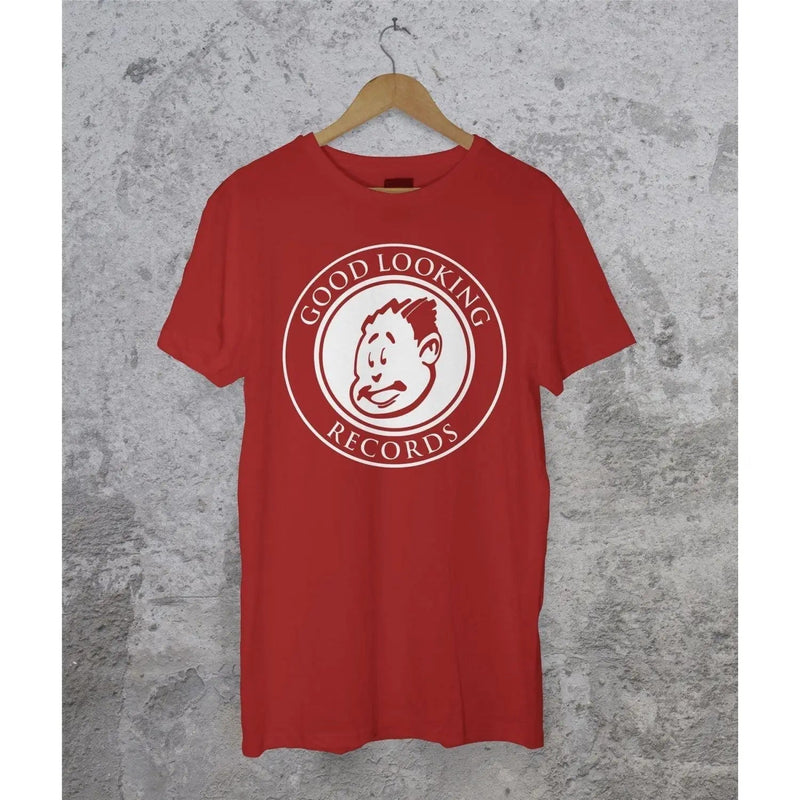 Good Looking Records T-Shirt - Jungle Drum n Bass LTJ Bukem Metalheadz L / Red