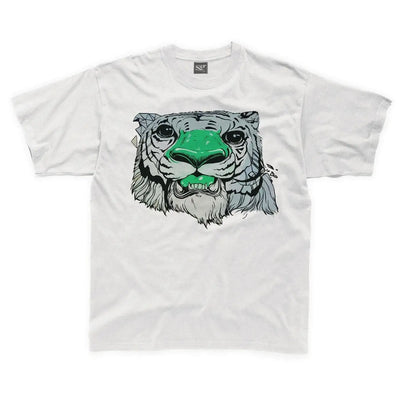 Graffiti Tiger Kids Childrens T-Shirt 9-10