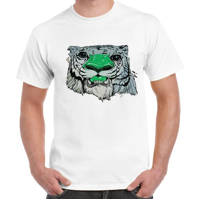 Graffiti Tiger Men's T-Shirt XL
