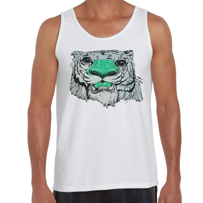 Graffiti Tiger Men's Tank Vest Top L