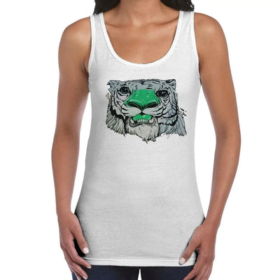 Graffiti Tiger Women's Tank Vest Top M