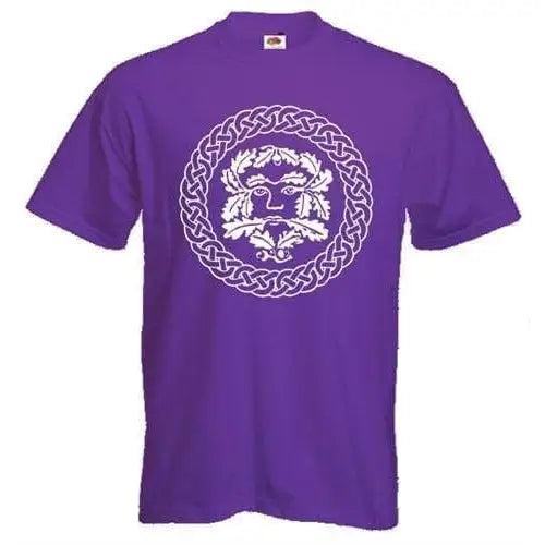 Green Man T-Shirt XL / Purple