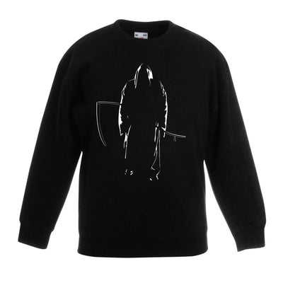 Grim Reaper Children's Toddler Kids Sweatshirt Jumper 14-15 / Black