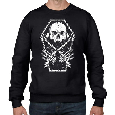 Grim Reaper Coffin Men's Sweatshirt Jumper XL / Black