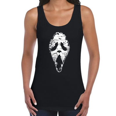 Grim Reaper Scream Women's Tank Vest Top L