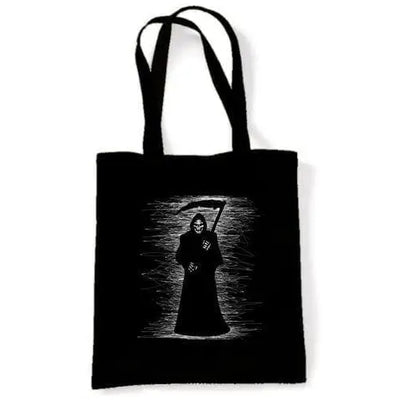 Grim Reaper Scribble Shoulder Bag