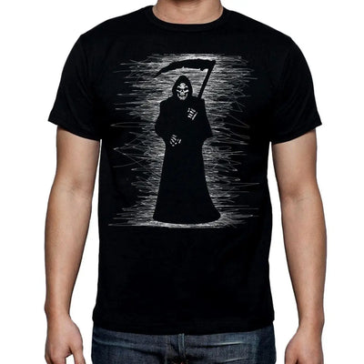 Grim Reaper Scribble T-Shirt
