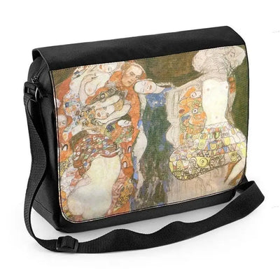Gustav Klimt The Bride Laptop Messenger Bag