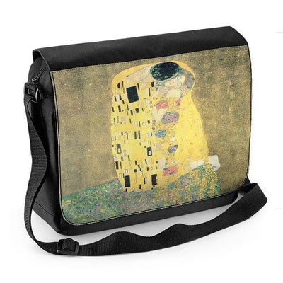 Gustav Klimt The Kiss Laptop Messenger Bag