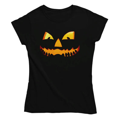 Halloween Pumpkin Face Fancy Dress Women’s T-Shirt - XL -
